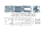 Swivel hasp & staple Art.No.NU04362