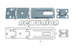 Double hinge hasp Art.No.NU04363