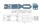 Hinge hasp ang staple Art.No.NU04365