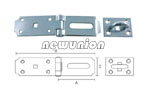 Heavy duty hasp and staple Art.No.NU04367