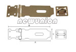 Safety hasp and staple Art.No.NU04374