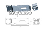 Safety hasp and staple Art.No.NU04375