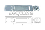 Safety hasp and staple (lift-off) Art.No.NU04376