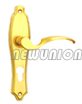 F8 iron plate aluminium handle lock Art.No.NU00682