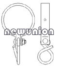 collar hook with swing hook Art.No.NU05128