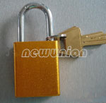 Colourful aluminium lock Art.No.NU00611